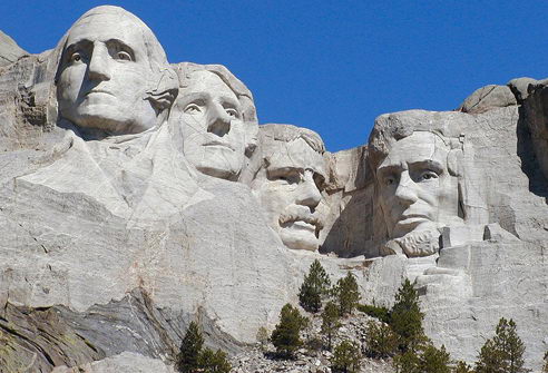 探索总统巨石7日游：盐湖城+大提顿国家公园+黄石国家公园+总统山+疯马巨石+独立岩+拉斯维加斯